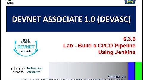 Lab 6.3.6 Build a CI/CD Pipeline Using Jenkins - DevNet Associate 1.0 (DEVASC) Part 2