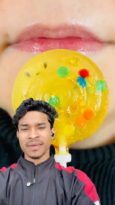 Lemon 🍋 Flavour Lolipop 🍭 ASMR 😻😀 #shorts #asmr #raghaimurmu