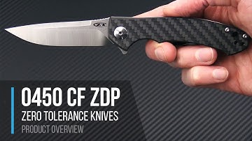 Zero Tolerance 0450CFZDP Limited ZDP-189 KVT Flipper Overview