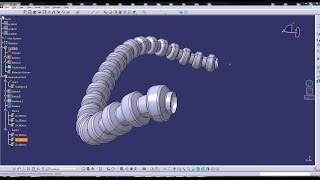 CATIA V5 Flex Tube Design Tutorial — How to Model Flexible Tubing