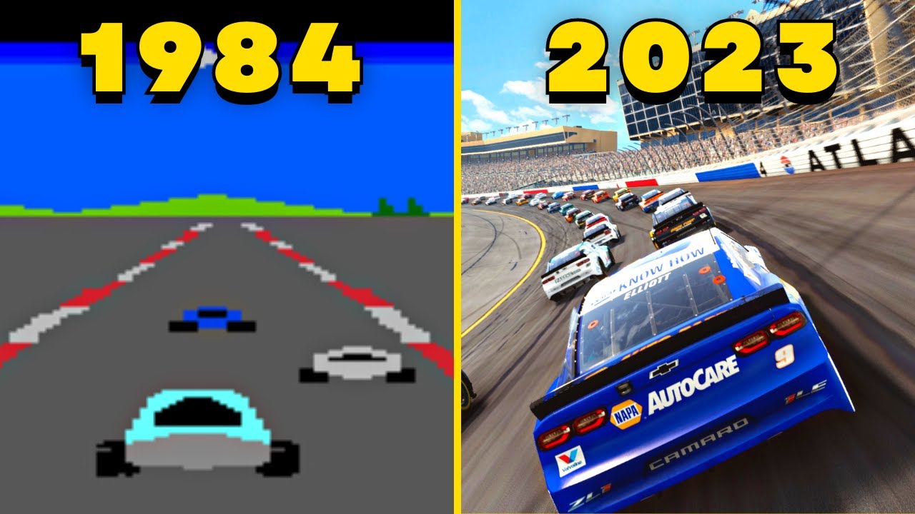 Evolution of NASCAR Games 19842023 YouTube