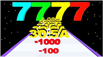 Number Merge Run - Gameplay Walkthrough - Levels 1-13