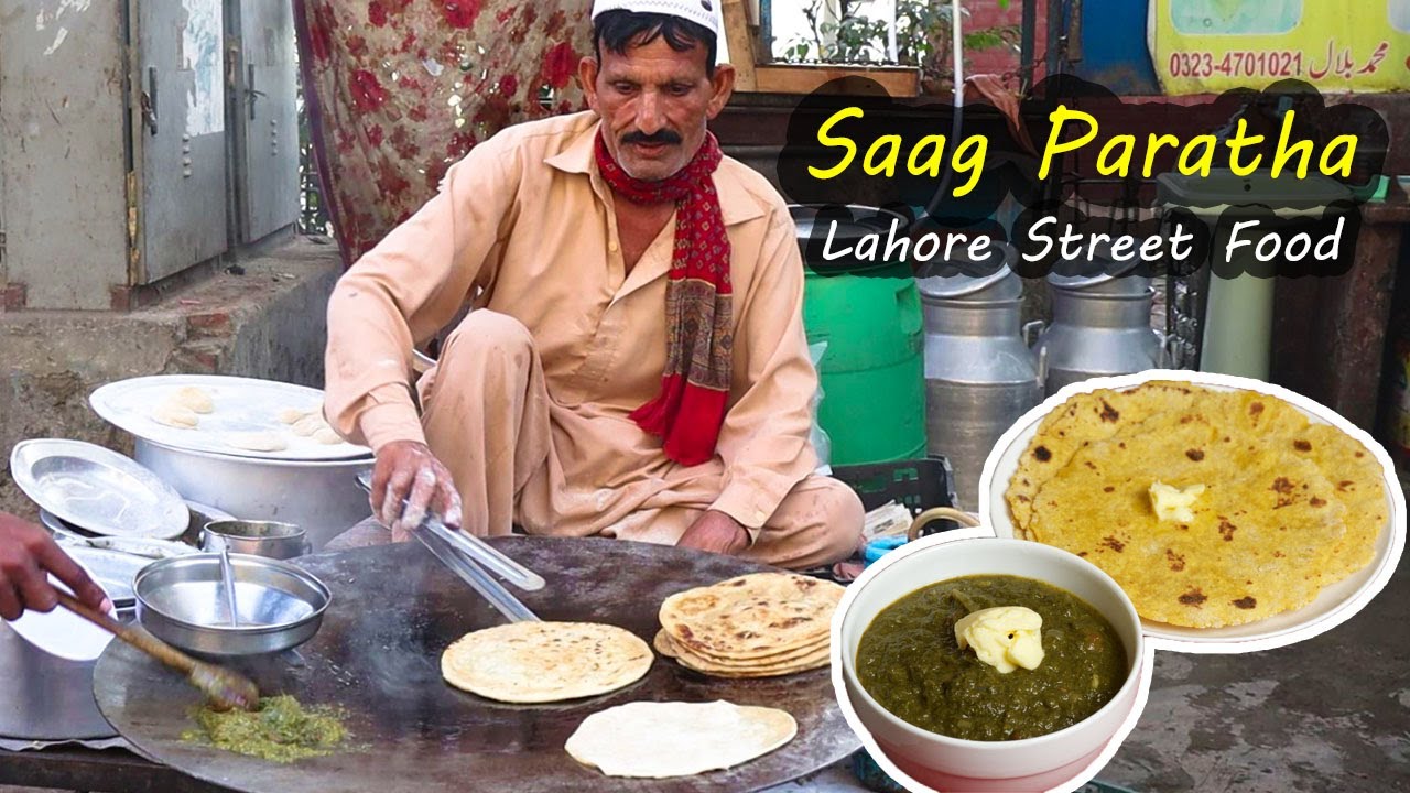 Sarson ka Saag & Alo Wala Paratha | Dhaba Food | Sasta Khana | Pakistan Street Food