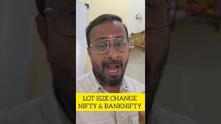 LOT SIZE CHANGE NIFTY & BANKNIFTY #lotsize #niftylotsize #bankniftylotsize #banknifty #call #put