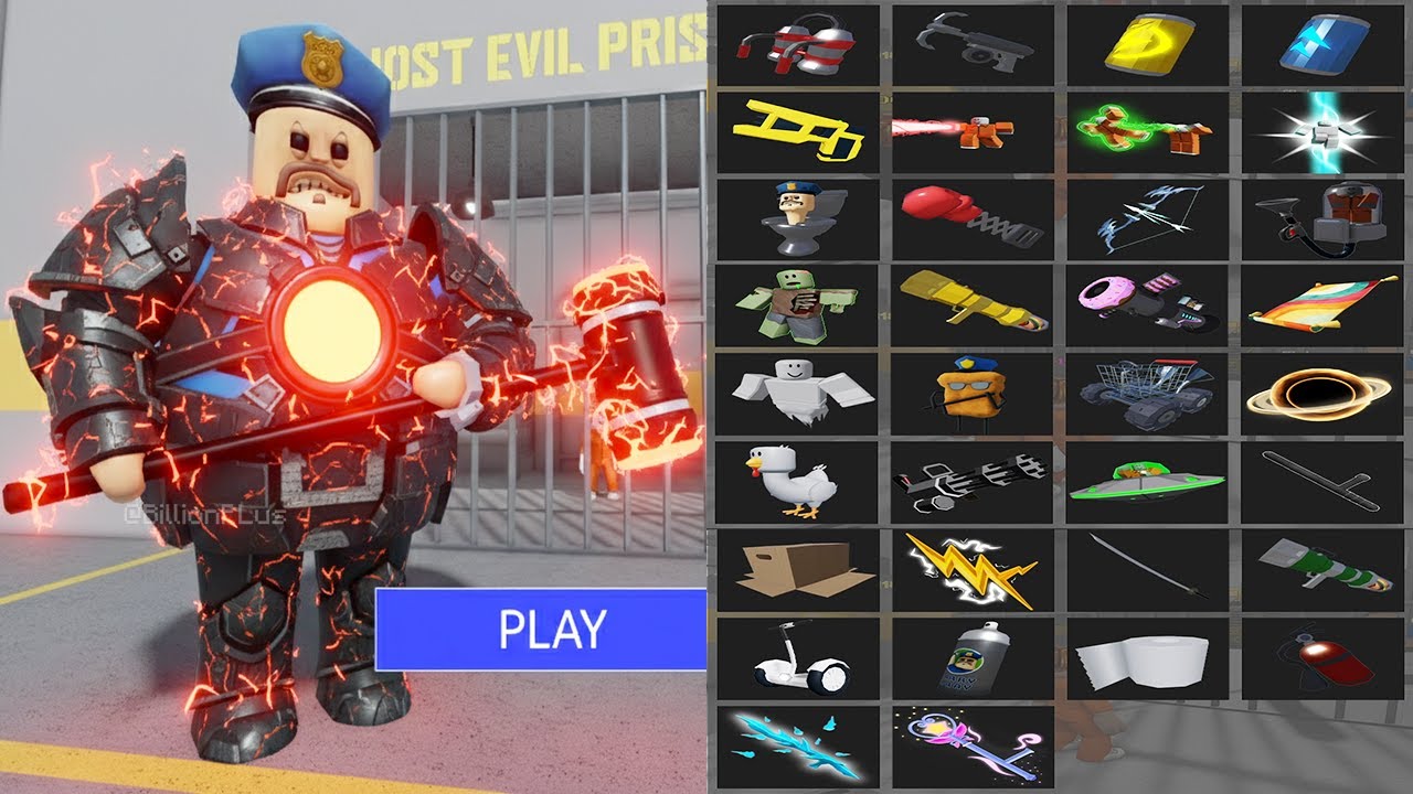 All Items Unlocked BARRY'S PRISON RUN OBBY HARD MODE - Roblox New Update All Morphs Full Gameplay