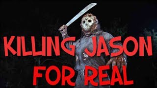 Worlds First Real Jason Kill Jason Fighting Back Friday The 13Th Game