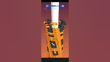 Stack Ball Level 87 Complete In 17 Second #stackball #shorts