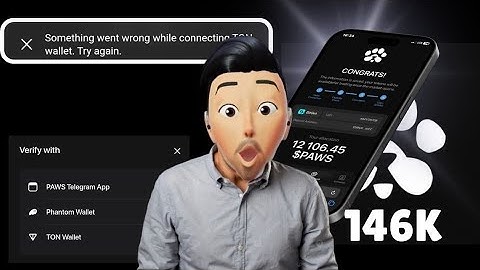 PAWS TOKEN CLAIM - something went wrong- FIX ISSUE