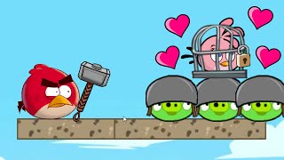 Angry Birds Heroic Rescue - KICK OUT THE PIGGIES TO SAVE THE STELLA WALKTHROUGH!