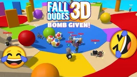 Fall Dudes 3D Early Access - My First Time Playing BombTag