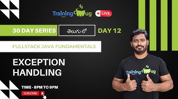 Day 13 - Exception Handling ( Java )