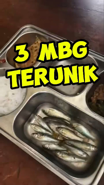 3 MENU MBG TERUNIK MAKAN BERGIZI GRATIS #shortvideo #shorts