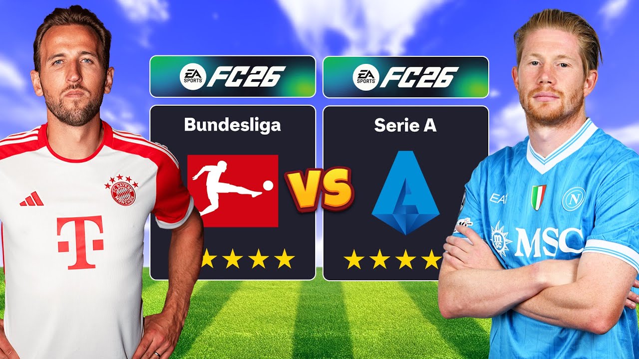 Bundesliga vs Serie A ⚽ Duel de foc în FC 26 🔥