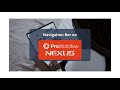 Navigation Bar on ProWorkflow Nexus