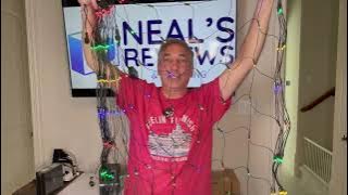 Net Lights for Tree or Hanging for Christmas Review & Unboxing    4K