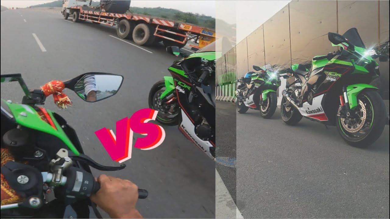 ZX10R VS ZX10R DRAG RACE 😱😳 WHICH ONE IS LOUDER ARROW OR AUSTIN 📣💥