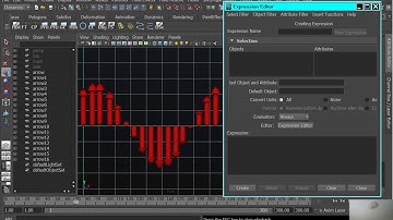 Tutorial on Integrated Control of  Attributes of Multiple Objects by Expressions in Maya