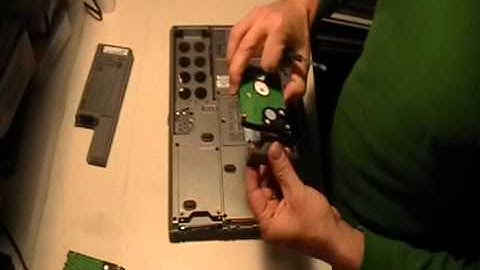 How to Replace Hard Drive in Laptop - Dell D830