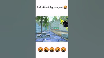 1v4 failed by camper 🤬 #shorts #bgmi #pubgmobile #shortsvideo #viralshorts