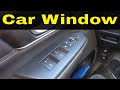 Car Window Won&#39;t Stay Up-Easy Fix-Tutorial