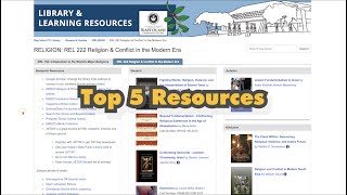 REL 222 Research Guide: Top 5 Resources