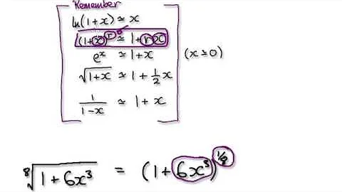 Video 1396 - Complicated Linear Approximation - Example 1