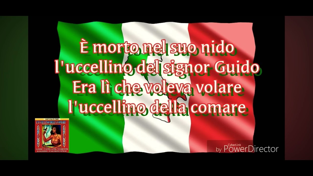 l uccellino della comare testo