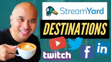 Streamyard Tutorial 2023: ADD DESTINATONS to Streamyard