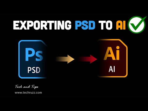 ✅ How to Export or Import Photoshop Files to Illustrator With Layers