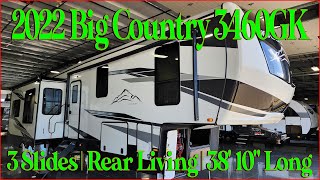 2022 Big Country 3460GK Rear Living Room Fifth Wheel by Heartland @ Couchs RV Nation a RV Wholesaler