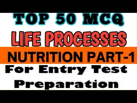 Biology MCQS Life Process and  Nutrition Test Discussion | MDCAT and NUMS 2022 by KIPS and Grip