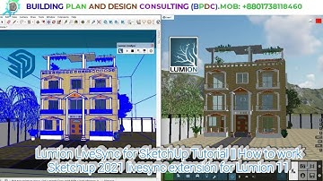 Lumion LiveSync for SketchUp Tutorial || How to work Sketchup 2021 livesync extensión for Lumion 11