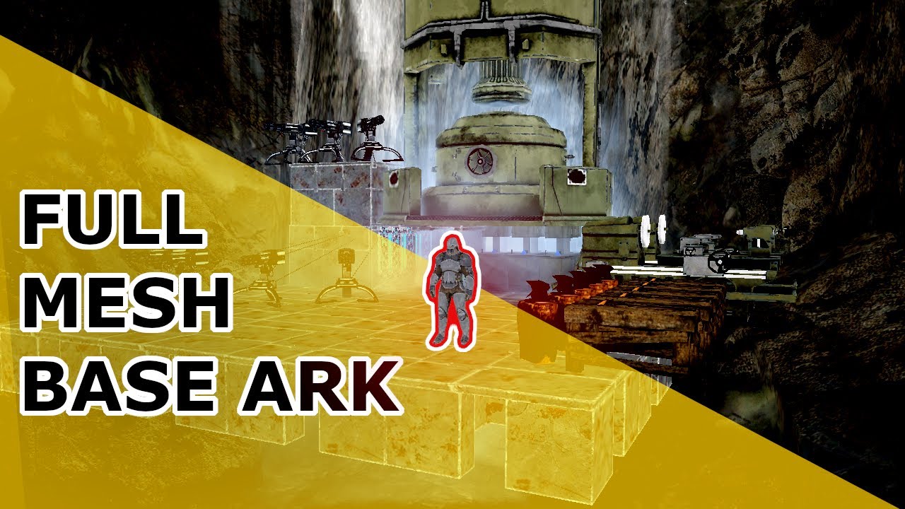 ARK How to build full mesh base without being in the mesh ARK
