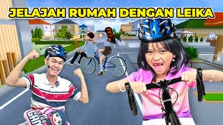 LEIKA KELILING DUNIA NAIK SEPEDA 😱😍BERSAMA TOMPEL MENJELAJAHI DUNIA [SAKURA SCHOOL SIMULATOR]