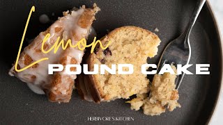 Vegan Pound Cake Recipe