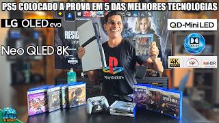 PS5 MELHOR CONSOLE precisa da Melhor Tecnologia - Testei 5 e os resultados vão te surpreender!