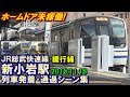 【ホームドア未稼働！ジョイント音♪】JR総武快速線･緩行線 新小岩駅 列車発着･通過シーン集 2018.11.18