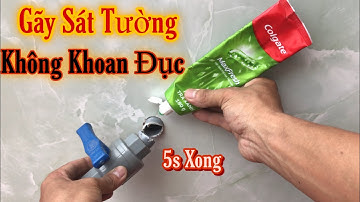 Ý Tưởng Tuyệt Vời || Cách Xử Lý Ống Nước Bị Gãy Sát Tường || KHÔNG CẦN KHOAN ĐỤC