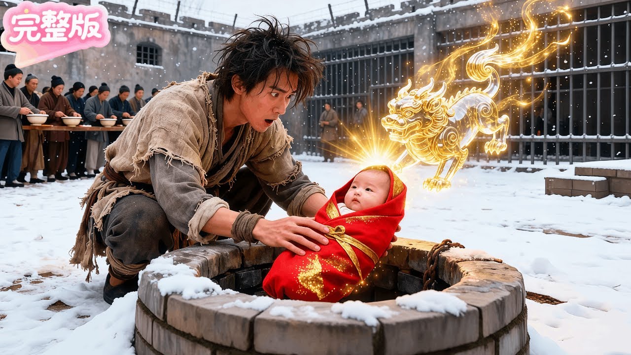 含冤入獄的皇子在路邊救下一個被拋棄的嬰兒，不料竟是貔貅轉世！不僅幫他找到金山，還逆轉風評逆襲皇位！人生開掛！#热门短剧 #drama #先婚后爱 #chinesedrama