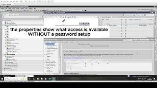 User Access/Security setup Siemens CPU1500 TIA Portal