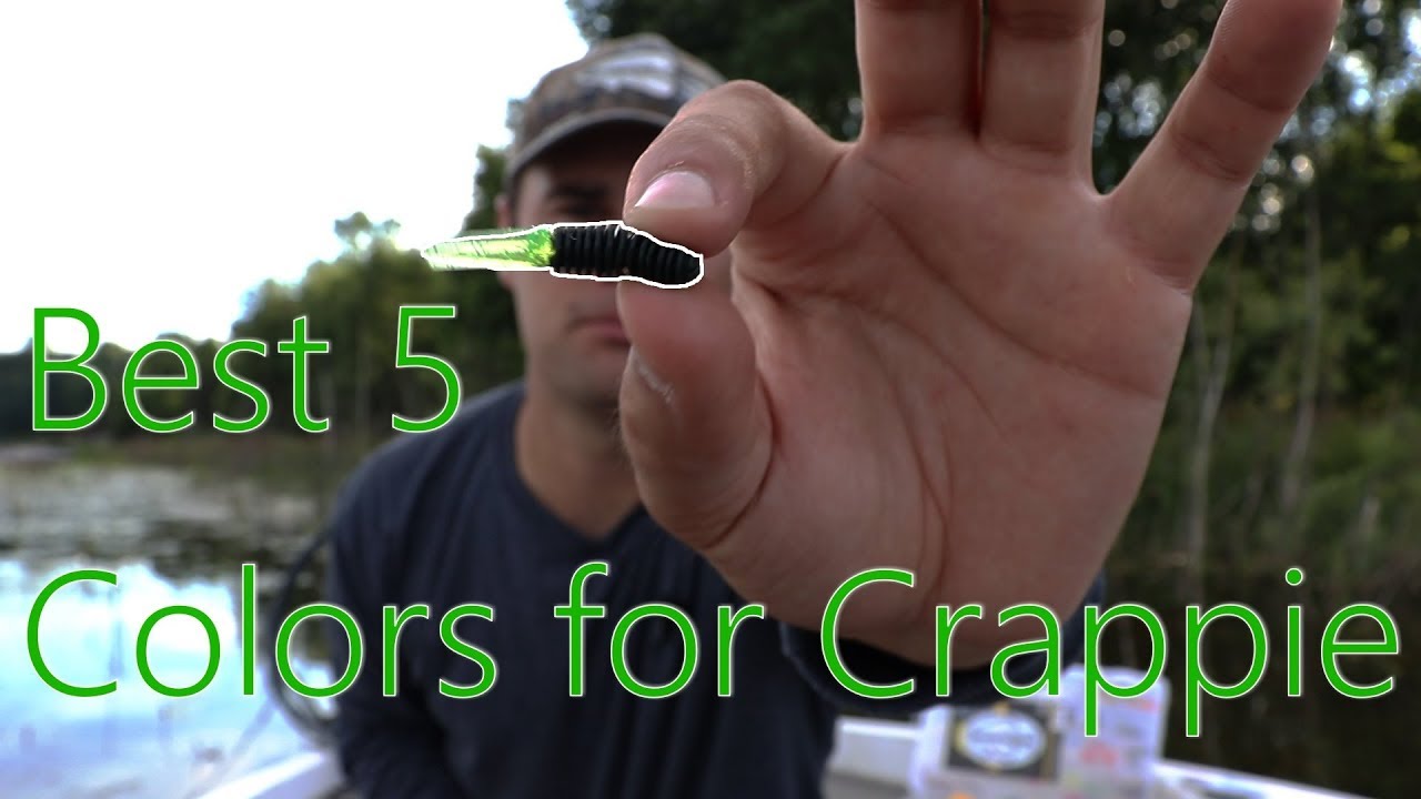 TOP 5 Colors for Crappie  How to catch Crappie in SUMMER 