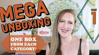 Opening a Subscription Box from Each Category \ PART ONE