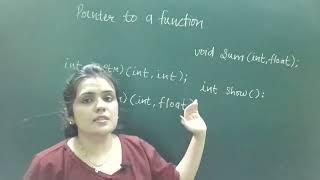 POINTER TO FUNCTION | FUNCTION POINTER