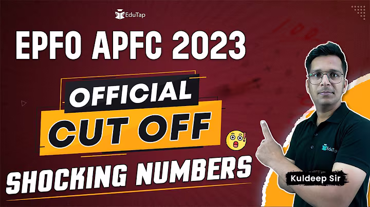 UPSC EPFO APFC 2023 Cut-Off Marks | EPFO APFC 2023 Recruitment Test & Final Cut Offs | EPFO APFC