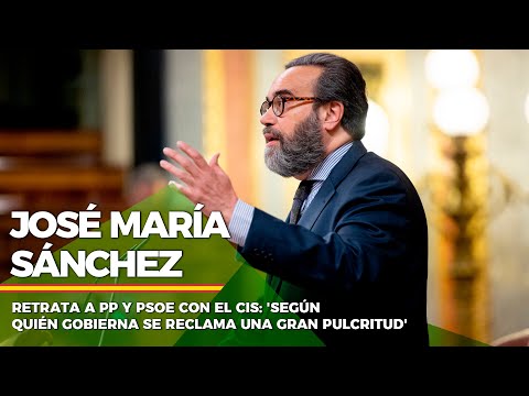 José Mª Sánchez retrata a PP y PSOE con el CIS: 'Según quién gobierna se reclama una gran pulcritud'