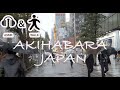 Heavy rain | Walk around Akihabara Tokyo Japan |  雨の秋葉原を歩く♫