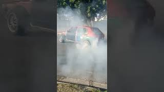 Rwd spinning volkswagen with a Lexus V8 engine