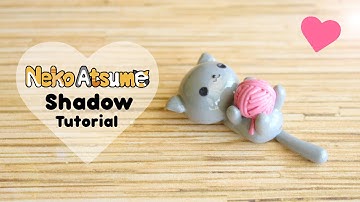 Neko Atsume Shadow & Yarn│Polymer Clay Tutorial