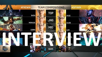 FNC vs SPY Post Game Interview