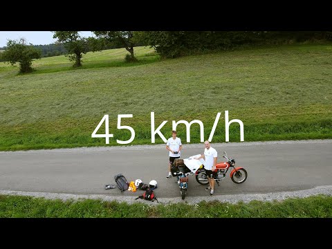 45 km/h. Eine